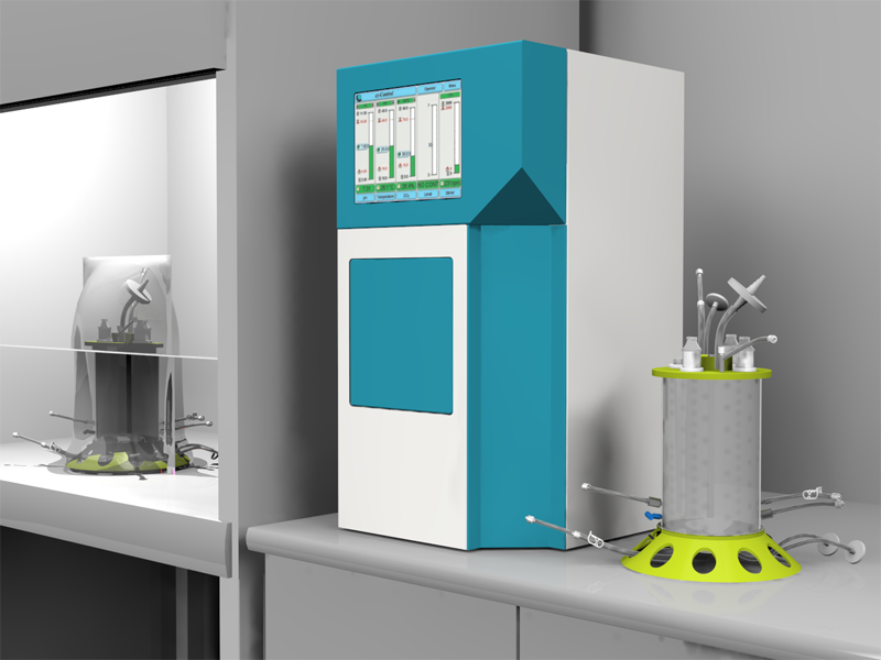 Lab layout - used in 3-D interactive demo